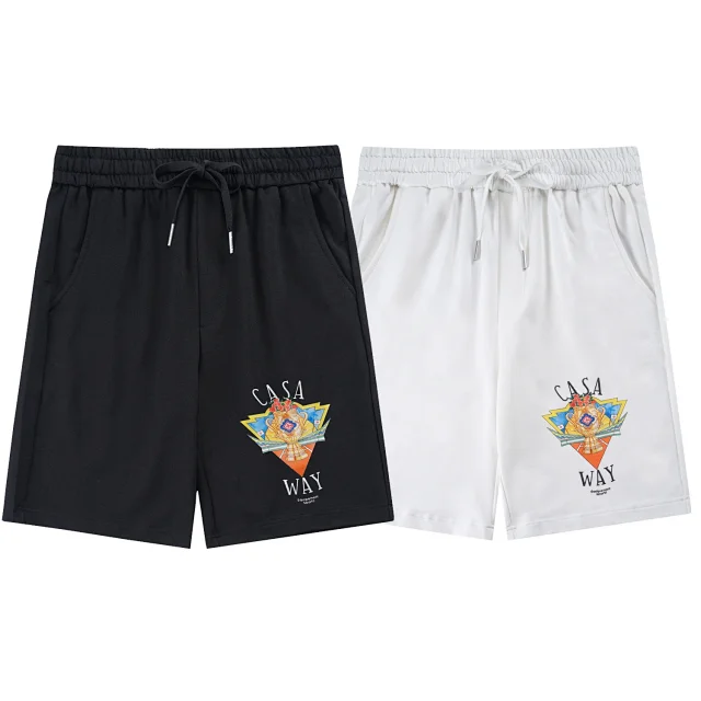 Casablanca Shorts Graphic-print drawstring product detail image 9