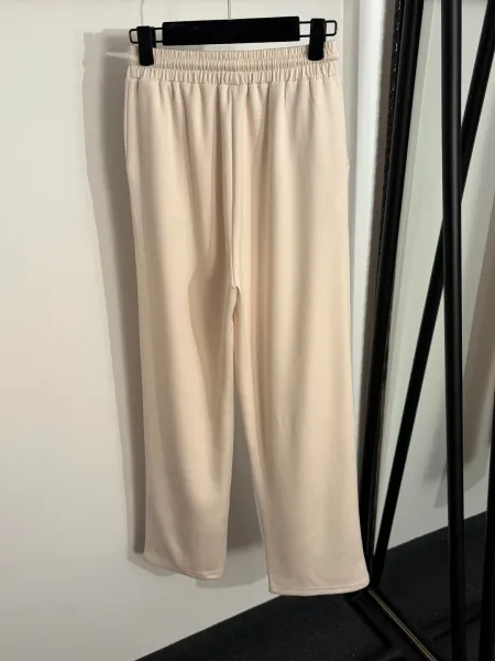 Dior Embroidered Polo and Sweatpants Set Beige Casual Set - 7