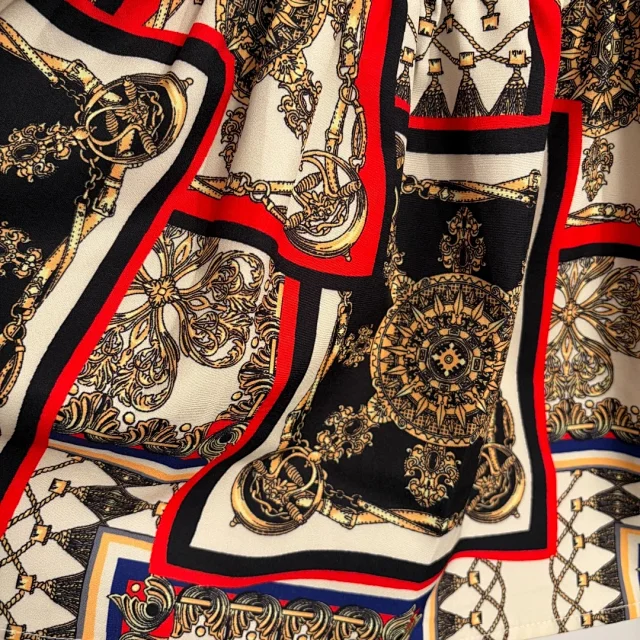 Unbranded Skirts Printed Tiered Mini Skirt product detail image 7