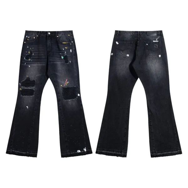 Gallery Dept Patchwork Floral Embroidered Flared Jeans - 20
