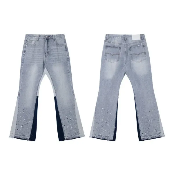 Gallery Dept Patchwork Floral Embroidered Flared Jeans - 26