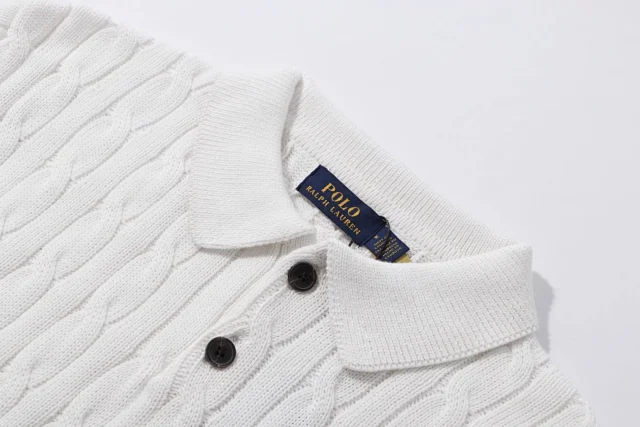 Polo Ralph Lauren Knitwear Cable-Knit Short-Sleeve Shirt product detail image 2