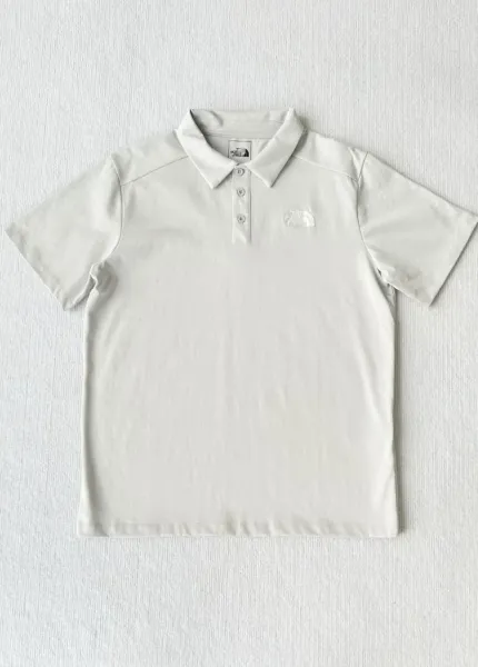 The North Face Polo Shirt Light Gray - 7