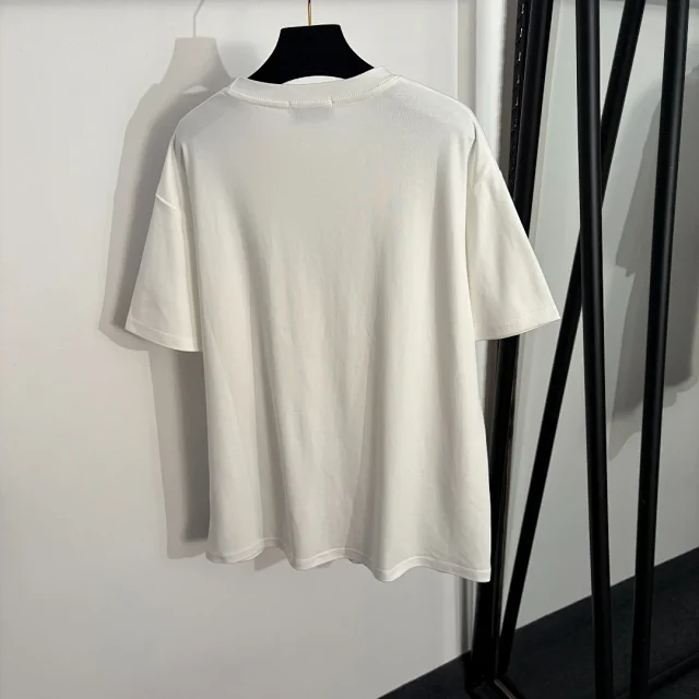 Unbranded T-Shirts Crew Neck T-Shirt with Decorative Metal Charms product detail image 3