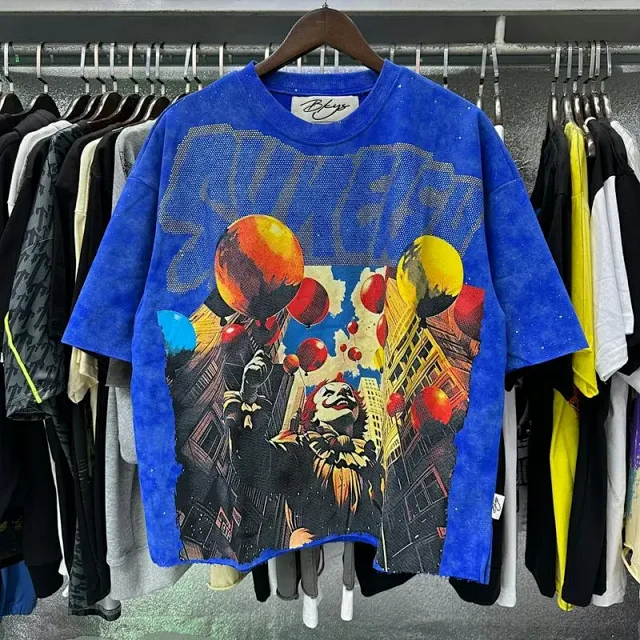 BKYS T-Shirts Oversized graphic-print short-sleeve T-shirt product detail image 12
