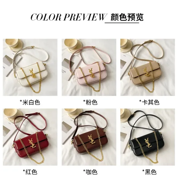 Saint Laurent Toy Loulou Chain Bag Black - 5