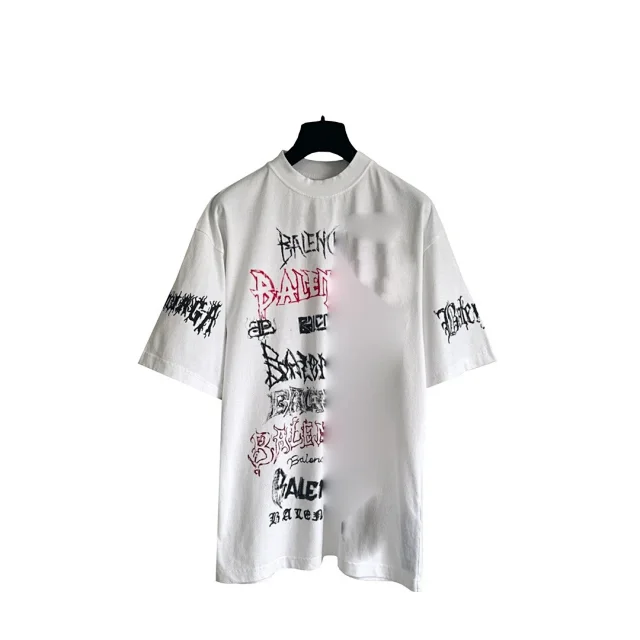Unbranded T-Shirts Oversized graphic short-sleeve T-shirt product detail image 34