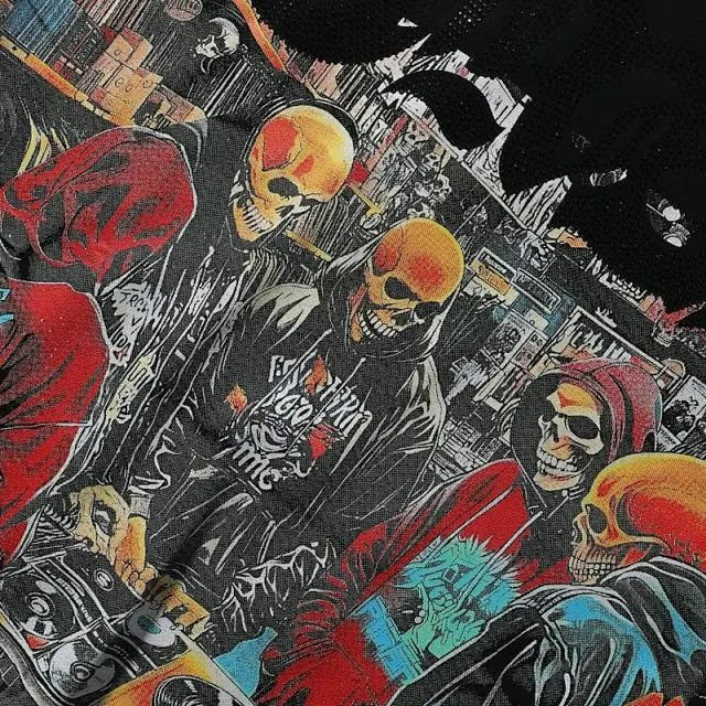 BKYS T-Shirts Oversized graphic-print short-sleeve T-shirt product detail image 22