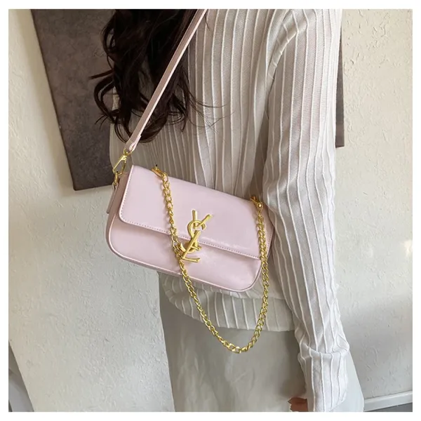 Saint Laurent Toy Loulou Chain Bag Black - 23