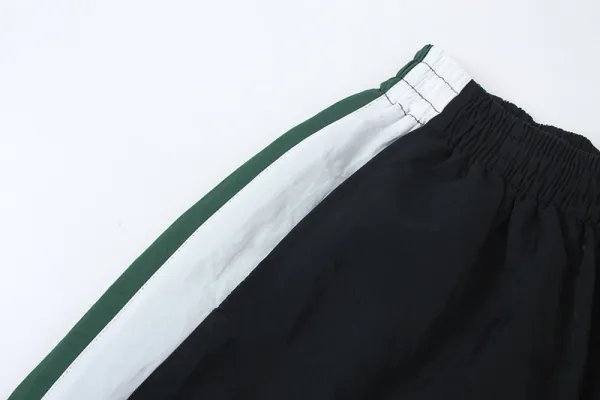 Design Wide-Leg Track Pants Beige with Side Stripe Pants - 18