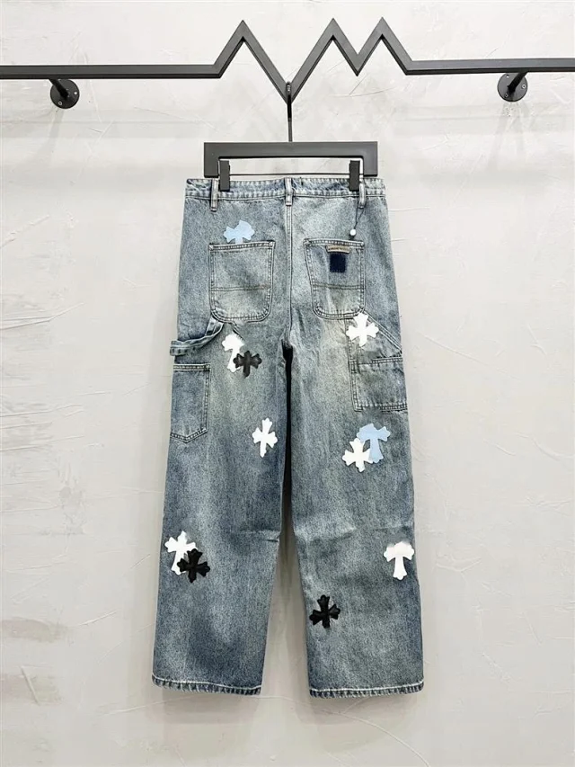 Unbranded Jeans Loose-Fit Cross Patch product detail image 9