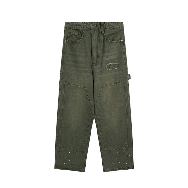 Carhartt Work In Progress Brown Distressed Cargo Jeans - 9