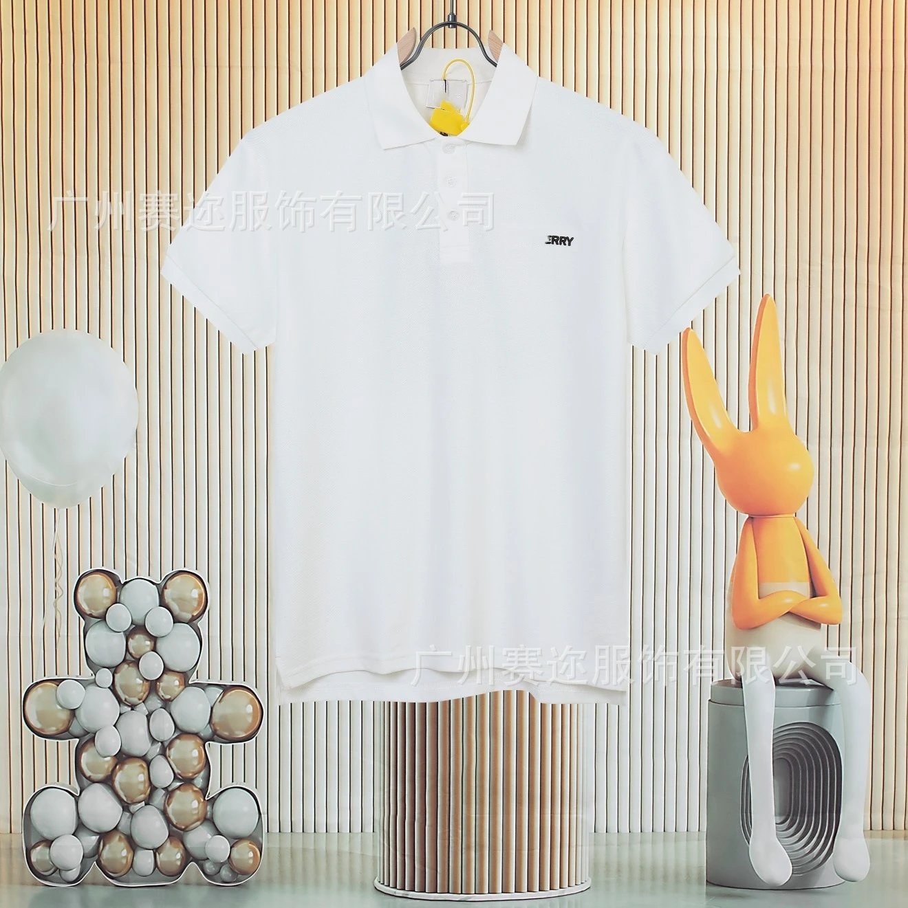 Unbranded Shirts Short-Sleeve Polo Shirt with Contrast Trim and Chest Pocket — B 002 white