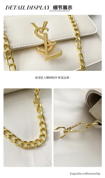 Saint Laurent Toy Loulou Chain Bag Black - 6