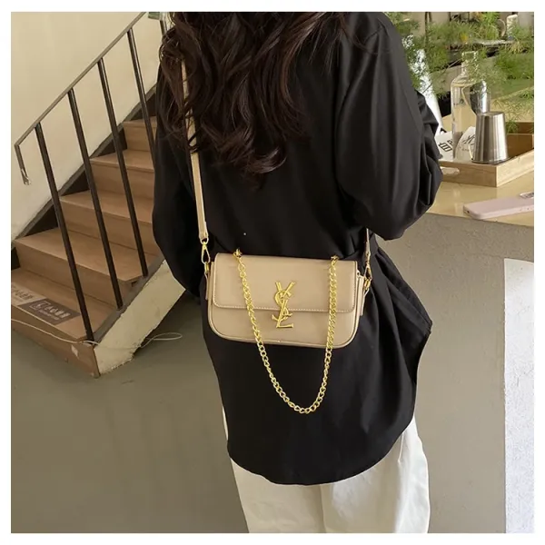 Saint Laurent Toy Loulou Chain Bag Black - 11
