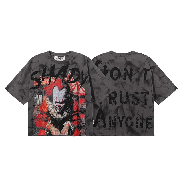 BKYS T-Shirts Oversized graphic-print short-sleeve T-shirt product detail image 23