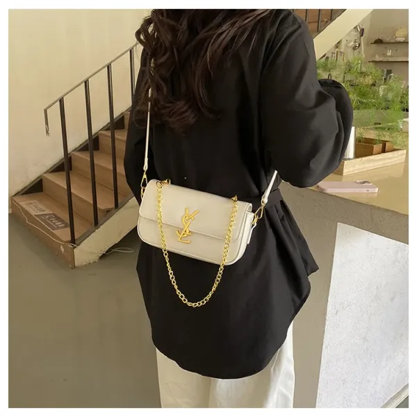Saint Laurent Toy Loulou Chain Bag Black - 15
