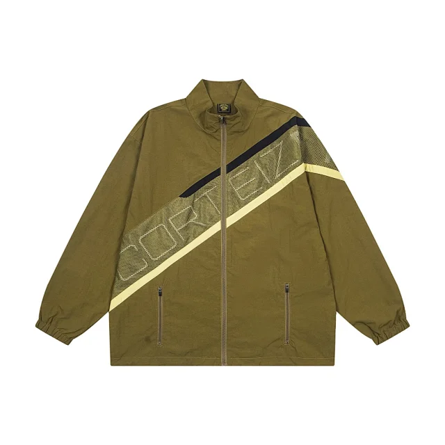 Corteiz Jackets Full-Zip Mesh Logo Panel Jacket product detail image 4