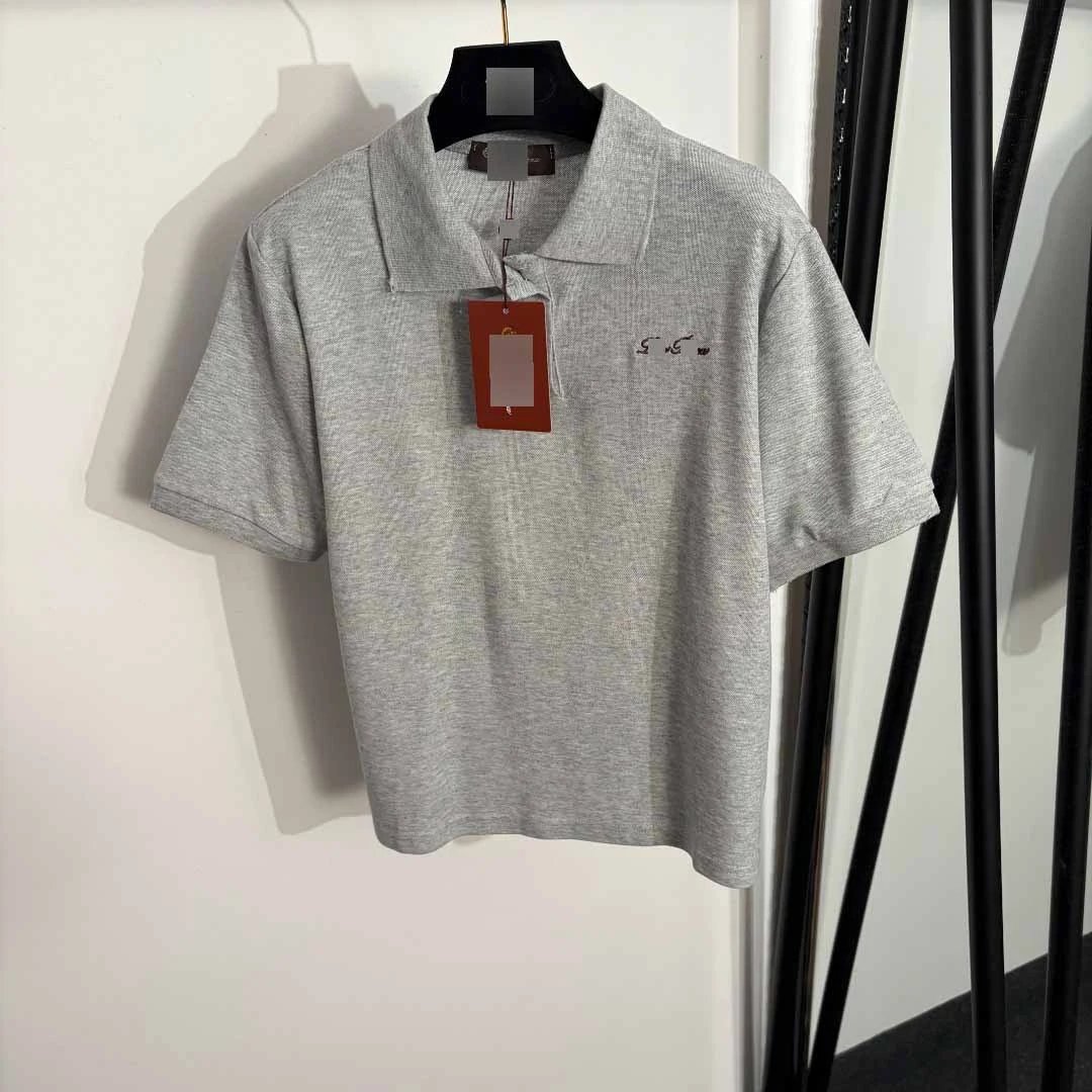Unbranded T-Shirts Short-Sleeve Piqué Polo with Embroidered Chest Logo image 2