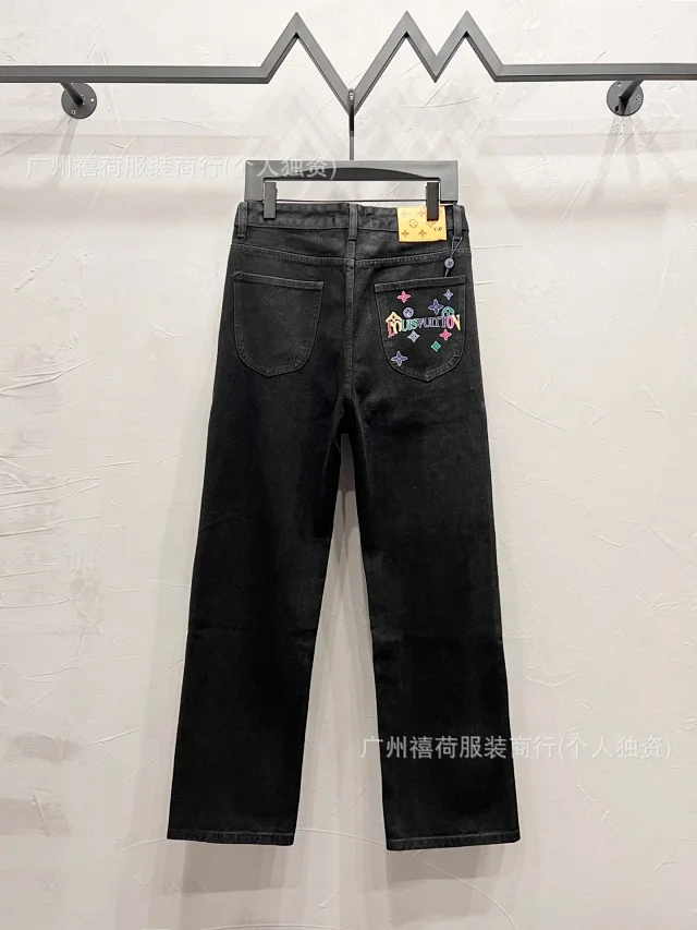 Louis Vuitton Jeans Straight-Leg Graphic Patch product detail image 23