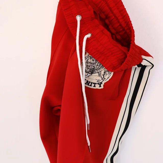 Saint Vanity Tracksuits Zip-up track jacket and striped pants set product detail image 5