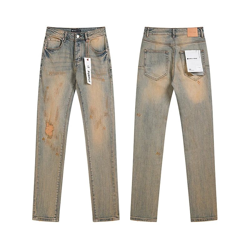 Purple Brand Jeans Printed and distressed denim — PU7028