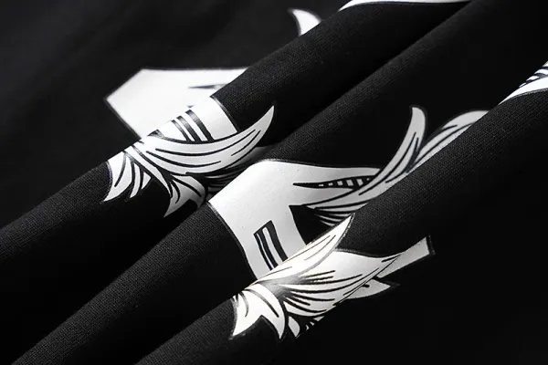Amiri Number 22 Ornate Print Black T-Shirt - 14