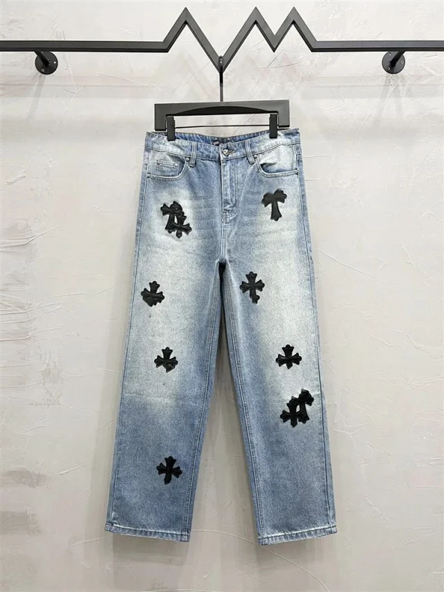 Unbranded Jeans Loose-Fit Cross Patch product detail image 10