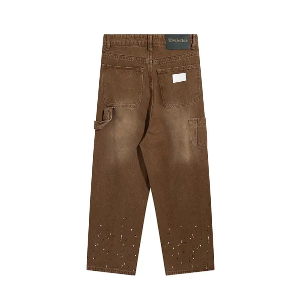 Carhartt Work In Progress Brown Distressed Cargo Jeans - 7