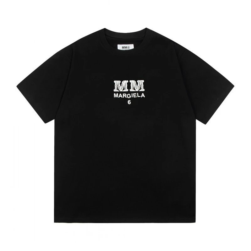 Maison Margiela Multiple graphic T-shirt designs — M615 Black