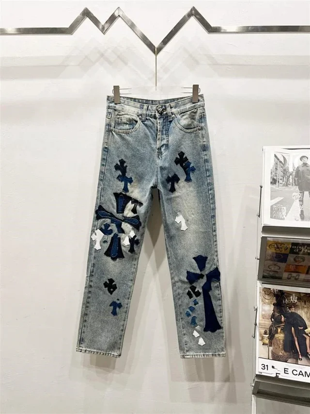 Unbranded Jeans Loose-Fit Cross Patch product detail image 46