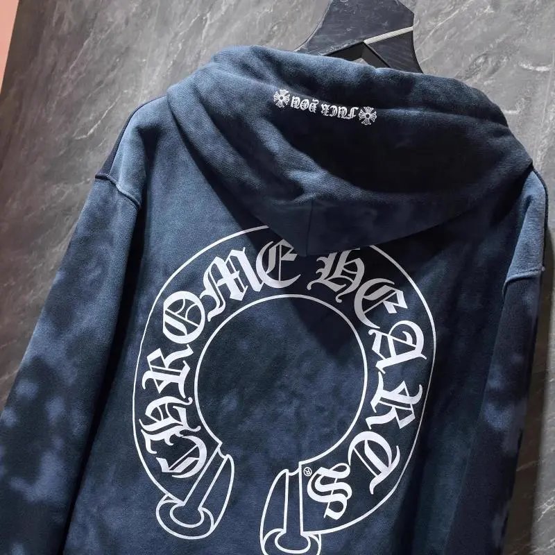 Chrome Hearts Hoodies & Sweatshirts Tie-Dye Horseshoe Graphic Pullover Hoodie image 3