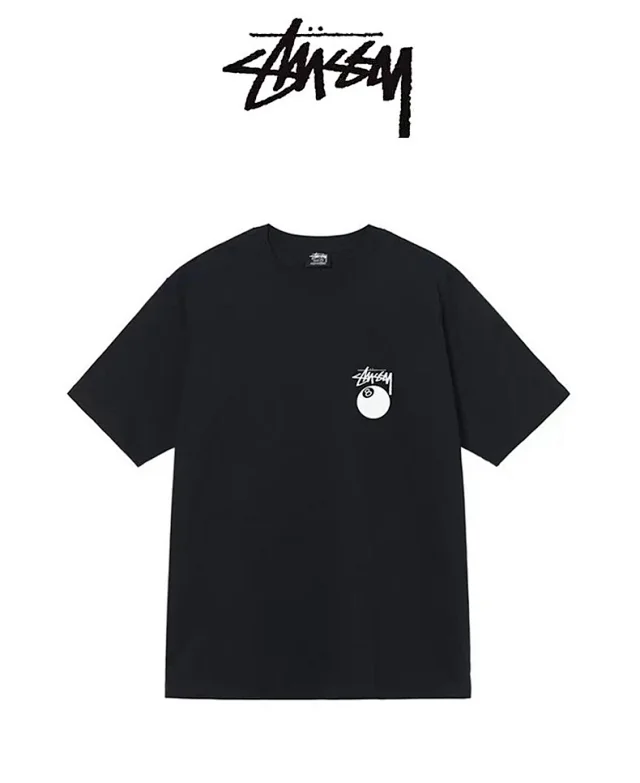 Stüssy T-Shirts Eight Ball graphic short-sleeve T-shirt product detail image 2