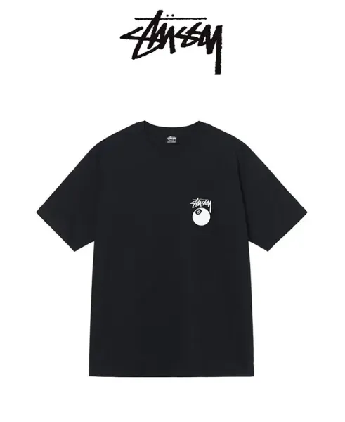 Stussy Pool Ball Graphic Black T-Shirt - 3