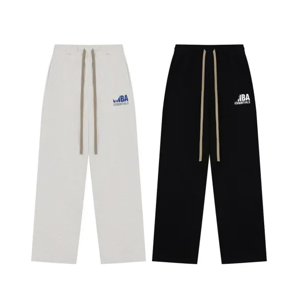 NBA Essentials Logo Print Drawstring Shorts White - 21