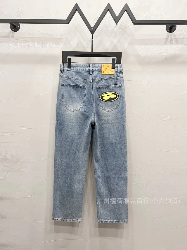 Louis Vuitton Jeans Straight-Leg Graphic Patch product detail image 16