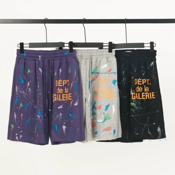 Gallery Dept Paint-Splatter Orange Sweatpants - 12