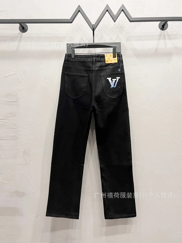 Louis Vuitton Jeans Straight-Leg Graphic Patch product detail image 20