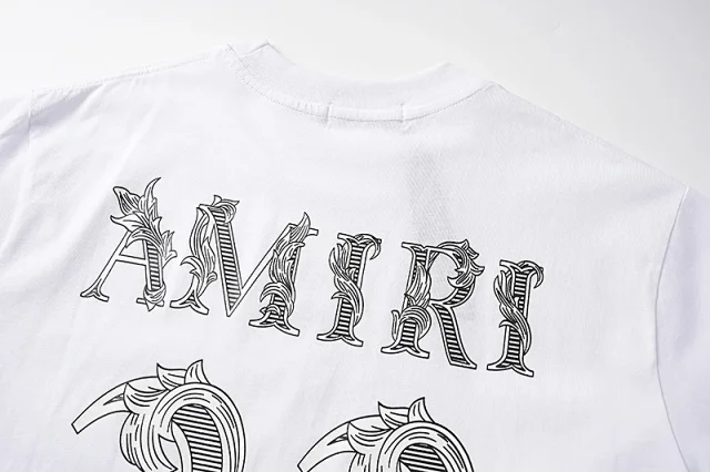 AMIRI T-Shirts 22 floral graphic short-sleeve T-shirt product detail image 24