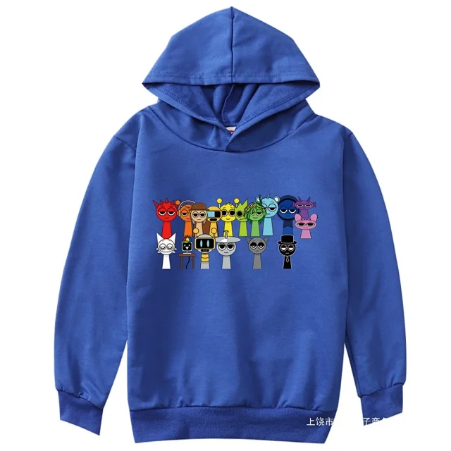 Unbranded Hoodies & Sweatshirts Children's cartoon character print pullover hoodie product detail image 4