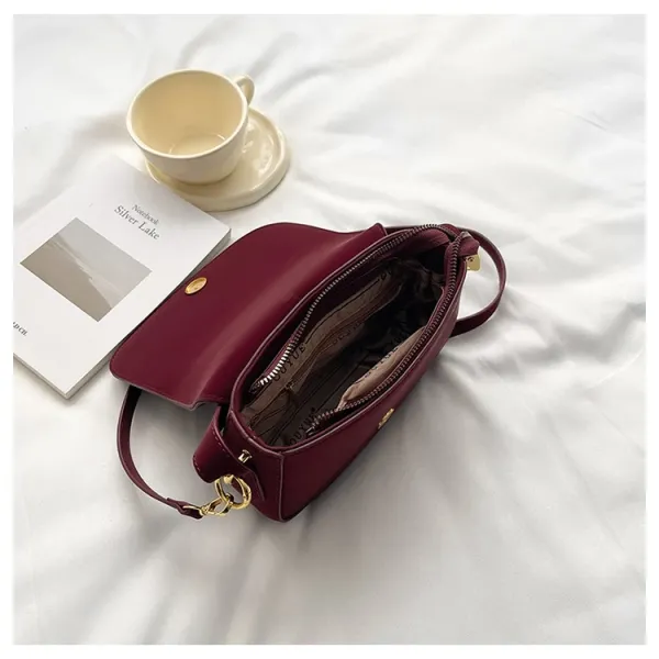 Saint Laurent Monogram Quilted Pink Shoulder Bag - 23