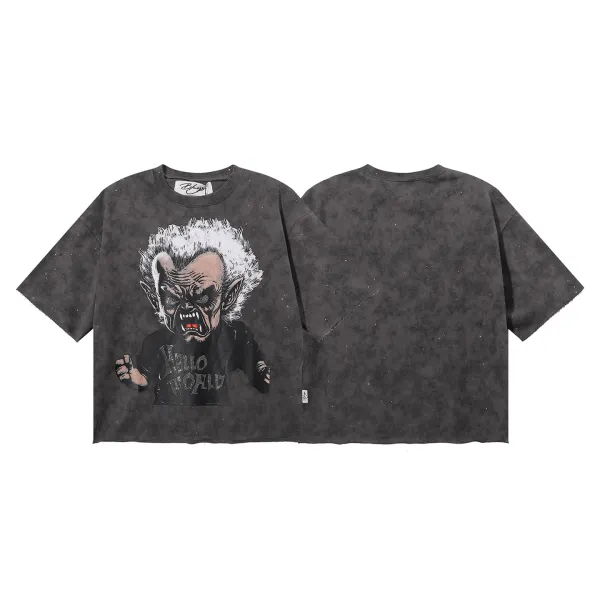 Hellstar Studios Halest Graphic Oversized T-Shirt Black - 16