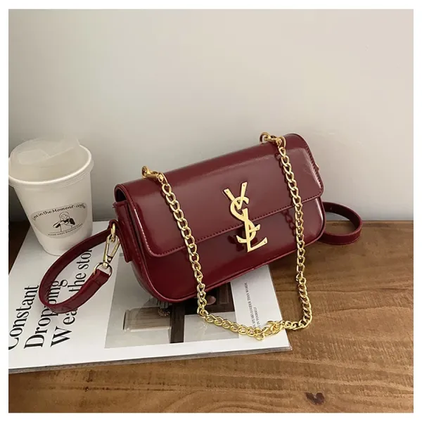 Saint Laurent Toy Loulou Chain Bag Black - 26