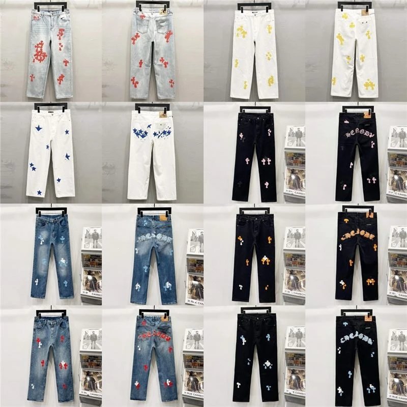 Unbranded Jeans Loose-Fit Cross Patch image 3