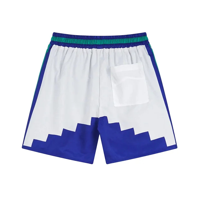 Rhude Shorts Embroidered R Logo Color-Block Drawstring product detail image 11