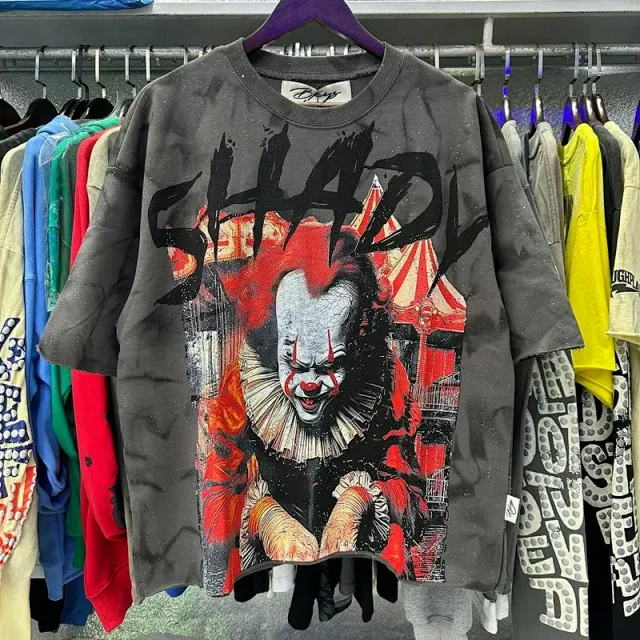BKYS T-Shirts Oversized graphic-print short-sleeve T-shirt product detail image 8