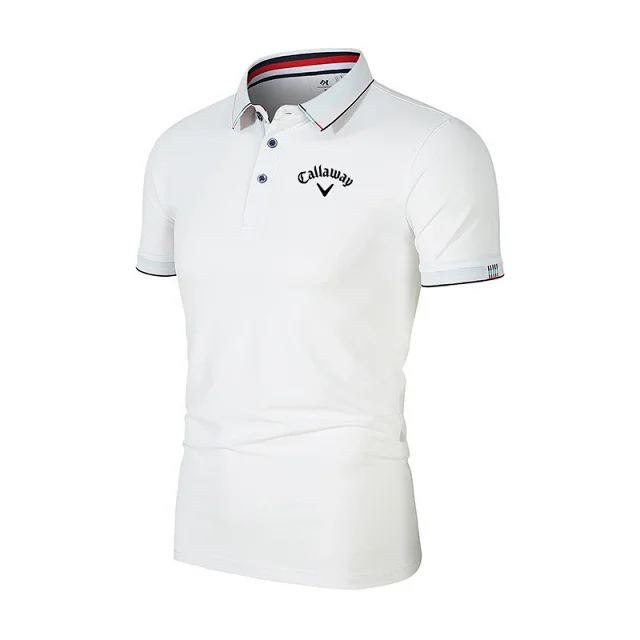 Callaway Shirts Short-Sleeve Polo Shirt with Contrast-Trim Collar product detail image 7