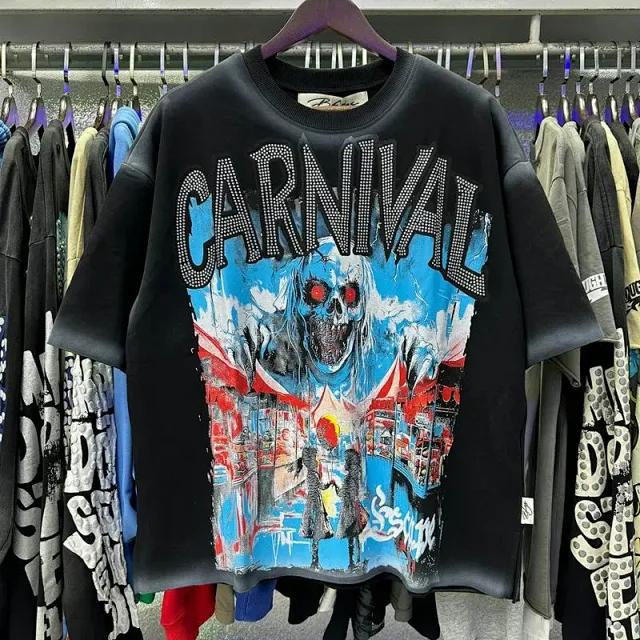 BKYS T-Shirts Oversized graphic-print short-sleeve T-shirt product detail image 11