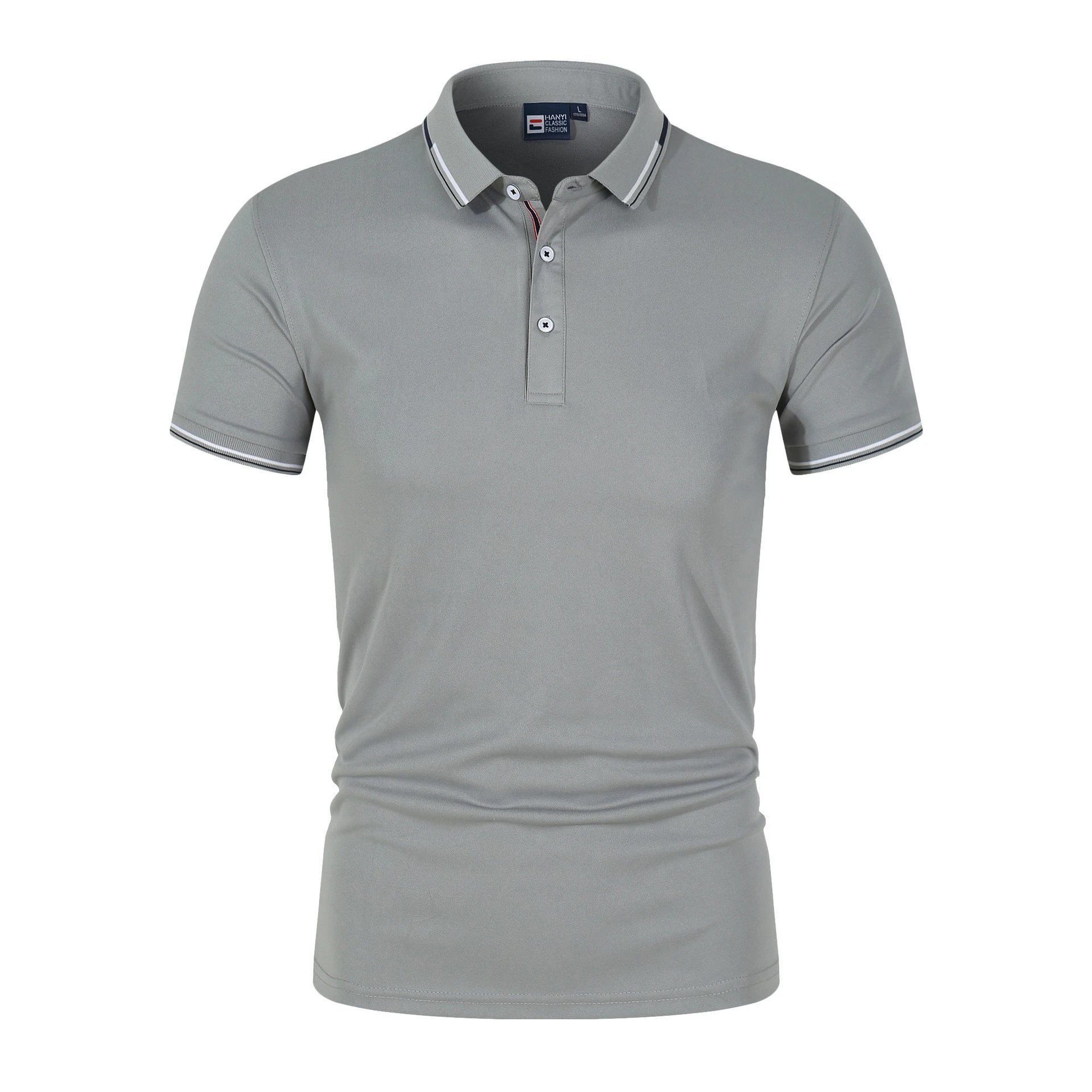 Hanyi T-Shirts Short-Sleeve Polo with Tipped Collar image 4