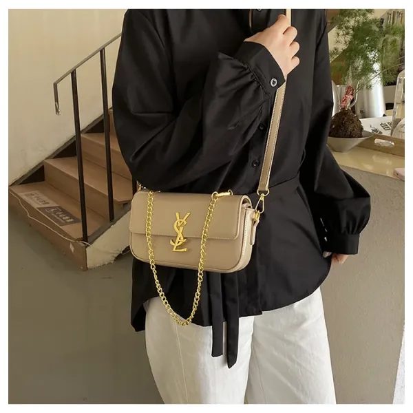 Saint Laurent Toy Loulou Chain Bag Black - 10